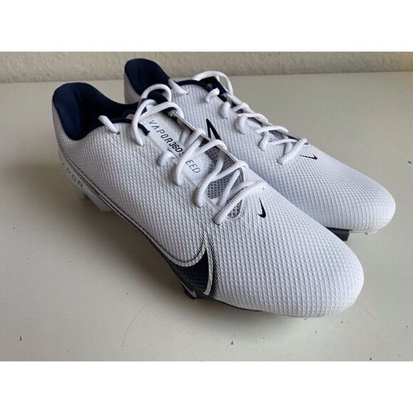 Nike Vapor Edge Speed 360 Football Cleats White Navy Blue CV6349-102 Men’s 14.5 - Picture 3 of 11